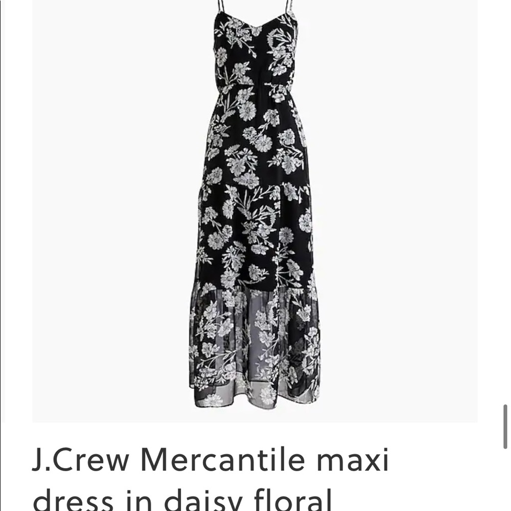 J.Crew floral Maxi dress